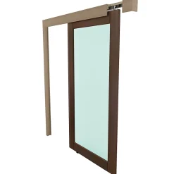 Système coulissant avec habillage pour porte en bois- Outlet