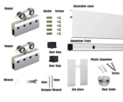 Système coulissant Kidal pour porte en verre