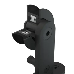 Système coulissant noir Indus pour porte- Sale