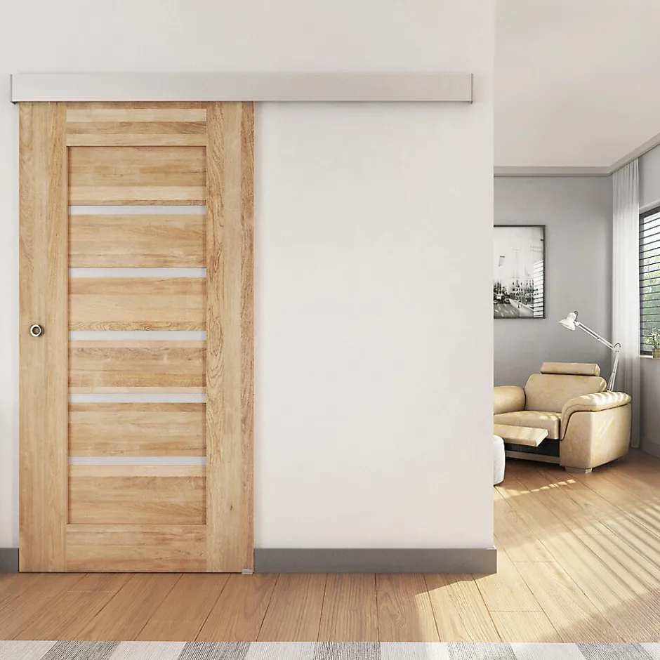 Slid’Up By Mantion Système coulissant SLID'UP 170 pour 1 porte jusqu'à 900 mm - rail 1,8 m - 120 kg