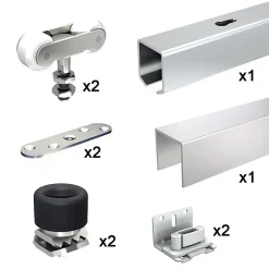 Slid’Up By Mantion Système coulissant SLID'UP 1400 pour volet manuel - au plafond - 1 panneau