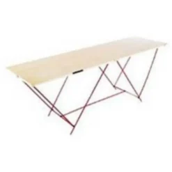 Ocai Table à tapisser pin massif 198 x 58,8 x 2 cm