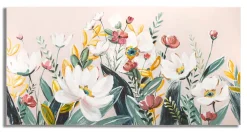 Tableau sur toile avec cadre en bois-Mauro Ferretti