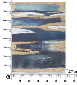 Tableau sur toile avec cadre en bois-Mauro Ferretti Discount