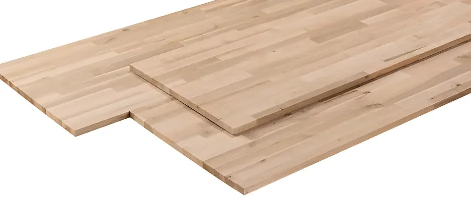 PX Tablette aulne lamellé collé, L.200cm x l.60 cm x Ep.18 mm