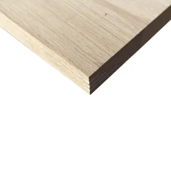 Wood&Sens Tablette Chêne Massif Abouté, L.80 cm x l.40 cm, Ep.18 mm