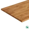 Tablette chêne massif huilé lamellé collé abouté 2000 x 500 x 18 mm-Forestea Outlet