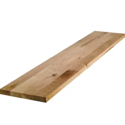 Tablette chêne massif lamellé collé abouté 1200 x 200 x 18 mm-Forestea Discount