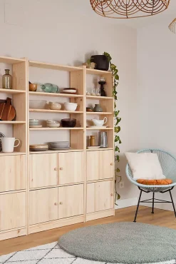 Astigarraga Kit Line Tablette en bois pour étagères GALA de 79,6 cm de large, 25x75,5 cm