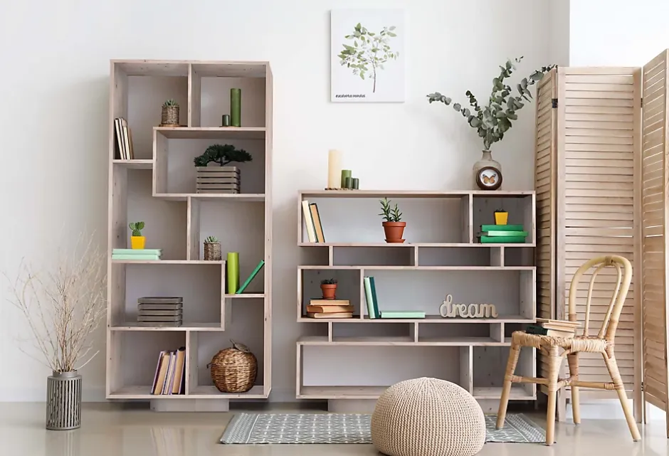 Tablette en bouleau massif L.80x l.30 cm ép.18mm