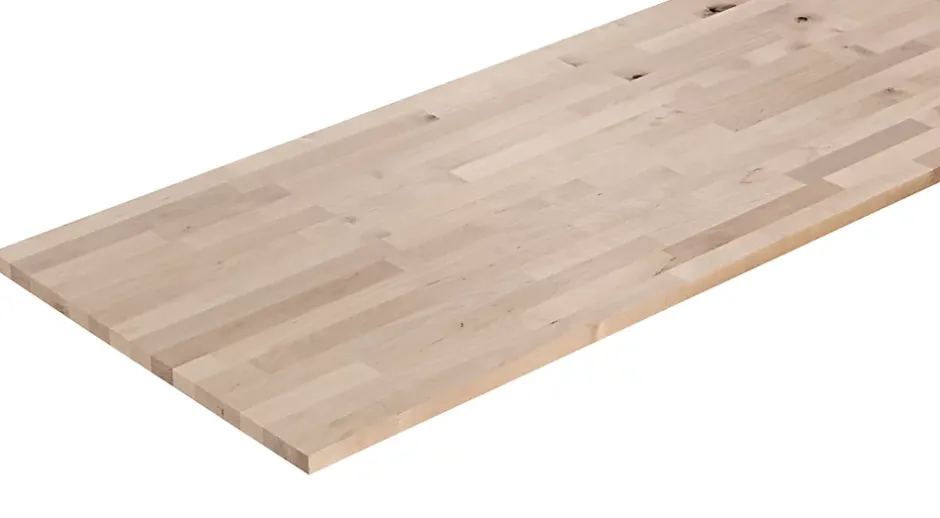 Tablette en bouleau massif 60 x 200 cm, ép.18 mm- Sale