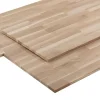 Tablette en chêne massif marron 40 x 80 cm, ép.18 mm
