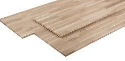 Tablette en chêne massif marron 40 x 80 cm, ép.18 mm