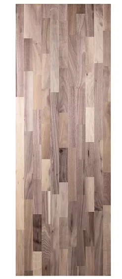 Tablette en noyer massif marron 60 x 200 cm, ép.18 mm-