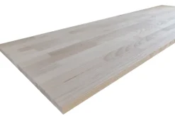 Wood&Sens Tablette Frêne bois massif, L.120 x l.40 cm, Ep.18 mm