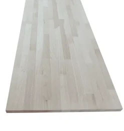 Wood&Sens Tablette Frêne bois massif, L.120 x l.40 cm, Ep.18 mm