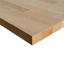 Wood&Sens Tablette Frêne bois massif, L.200 x l.60 cm, Ep.18 mm
