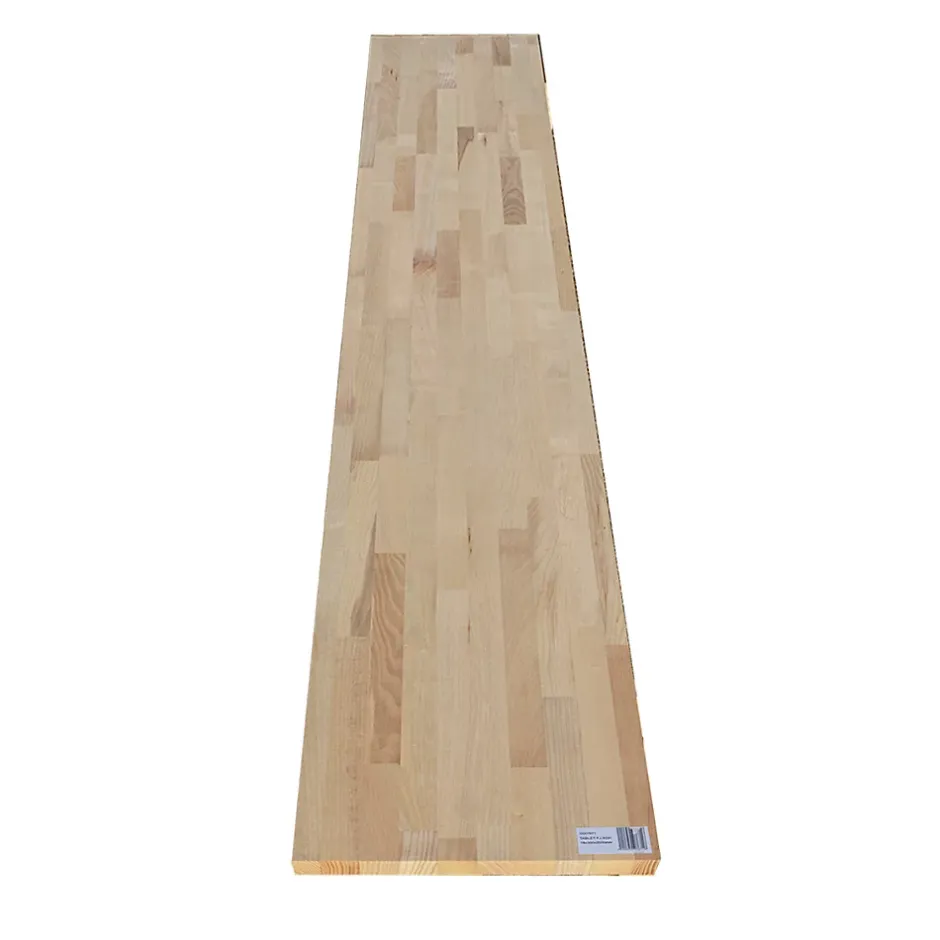Tablette Frêne bois massif, L.200 x l.40 cm, Ep.18 mm-Wood&Sens Outlet