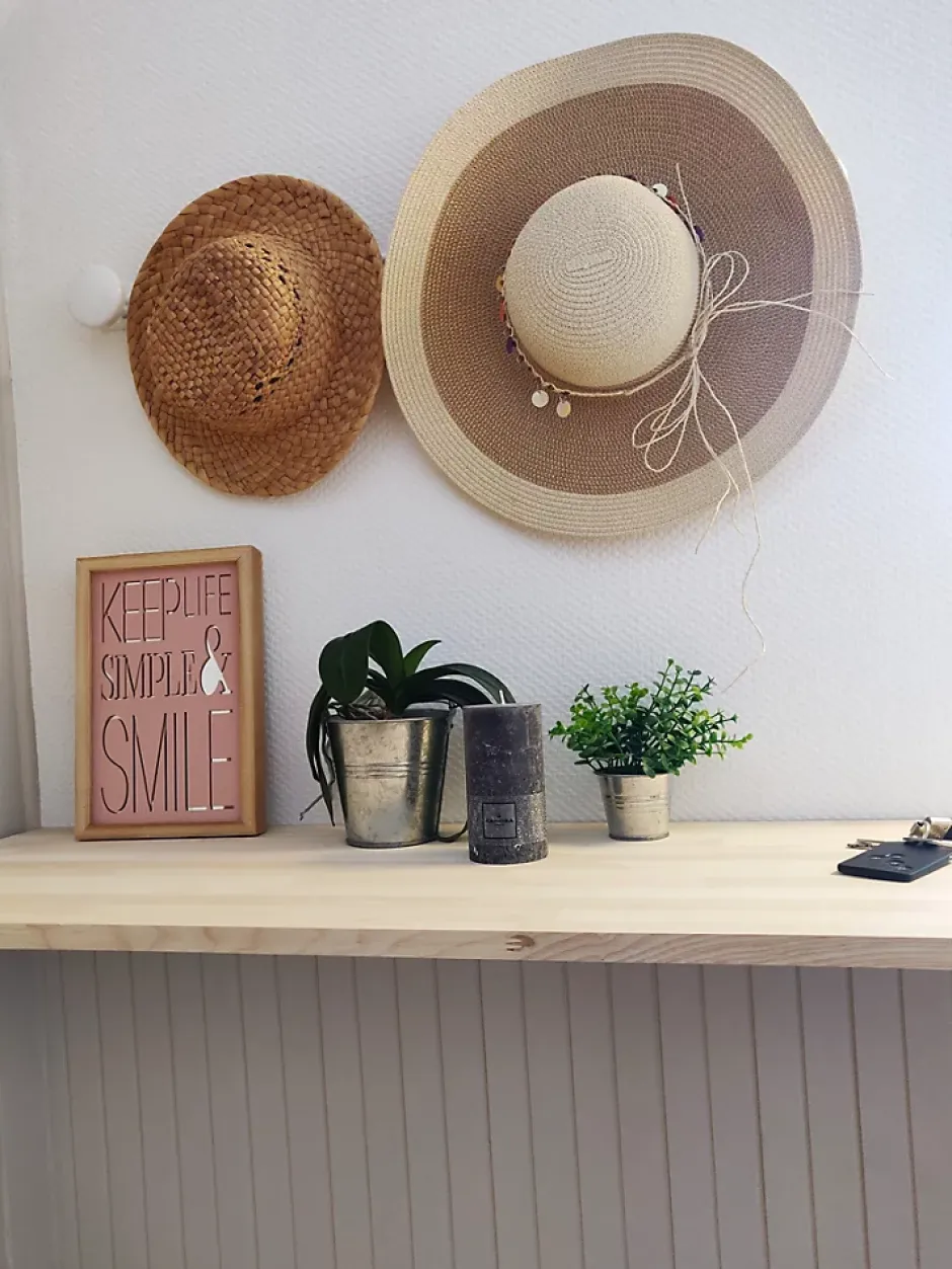 Tablette Frêne bois massif, L.250 x l.60 cm, Ep.18 mm-Wood&Sens Discount