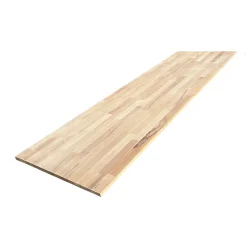 Wood&Sens Tablette Hêtre Massif Lamellé Collé Abouté, L.200 cm x l.60 cm, Ep.18 mm