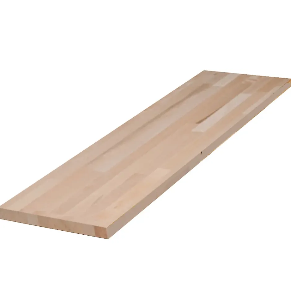 Tablette hêtre massif lamellé collé abouté 800 x 300 x 18 mm-Forestea Clearance