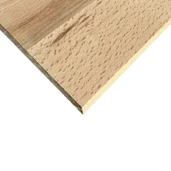 Wood&Sens Tablette Hêtre Massif Lamellé Collé Abouté, L.250 cm x l.60 cm, Ep.18 mm