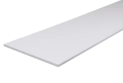 Tablette mélaminé blanc 60 x 120 cm, ép.1,8 cm