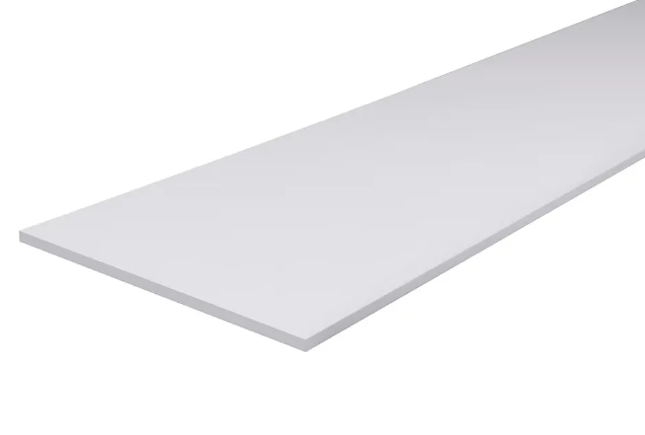 Tablette mélaminé blanc 40 x 120 cm, ép.1,8 cm- Outlet