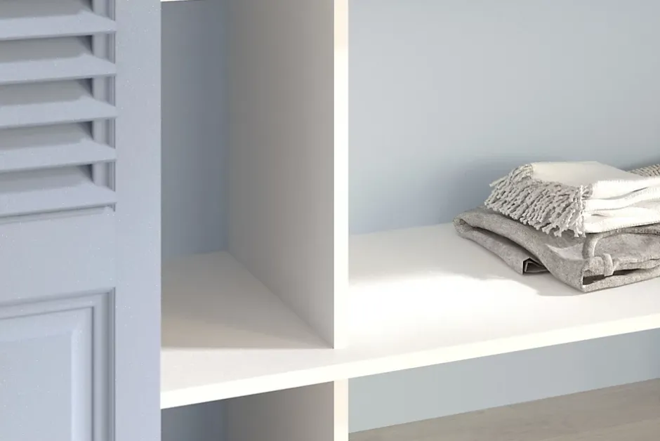 Tablette mélaminé blanc 30 x 250 cm, ép. 1,8cm