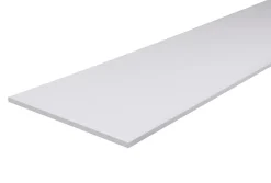 Tablette mélaminé blanc 20 x 120 cm, ép.1,8 cm- Best