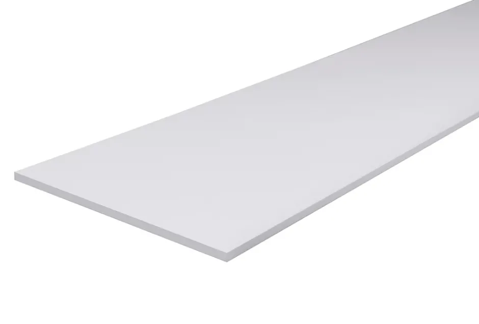 Tablette mélaminé blanc 30 x 120 cm, ép.1,8 cm