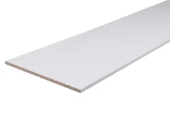 Tablette mélaminé blanc, 200 x 60 cm, ép.16 mm- Outlet