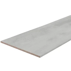 Tablette mélaminé béton Kala 50 x 250 cm,ép.1,8 cm- Best