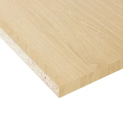 Tablette mélaminé chêne - 250 x 60 cm, ép.18 mm (vendu à la tablette)