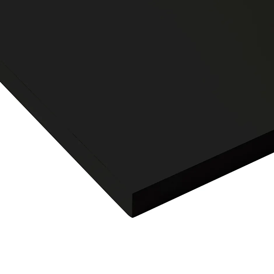 Tablette mélaminé noir Berb 80 x 120 cm,ép.1,8 cm