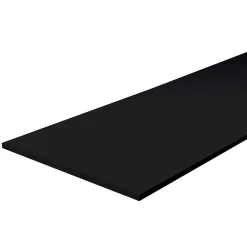 Tablette mélaminé noir Berb 60 x 120 cm,ép.1,8 cm-