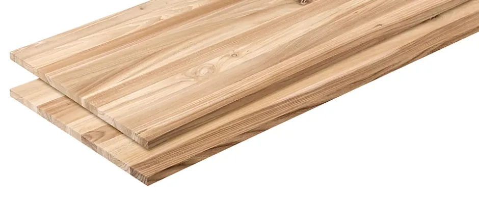 PX Tablette orme lamellé collé, L.200cm x l.40 cm x Ep.2cm