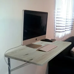 Tablette Pin Rustique bois massif, L.80 x l.50 cm, Ep.22 mm-Wood&Sens Best