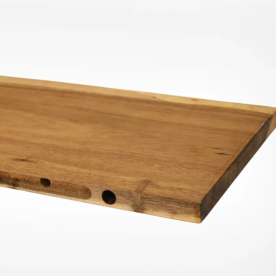 Tablette pour étagère acacia 120 x 18 x 1.8 cm