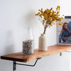 Tablette pour étagère acacia 90 x 18 x 1.8 cm-