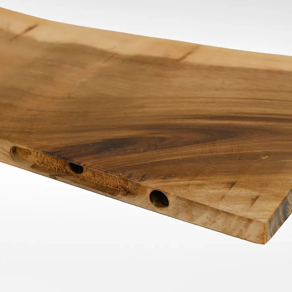 Tablette pour étagère acacia 60 x 18 x 1.8 cm