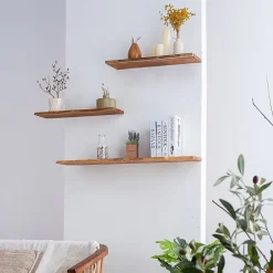 Tablette pour étagère acacia 60 x 18 x 1.8 cm