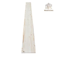 Tablette Sapin bois massif, L.250 x l.30 cm, Ep.21 mm-Wood&Sens Online