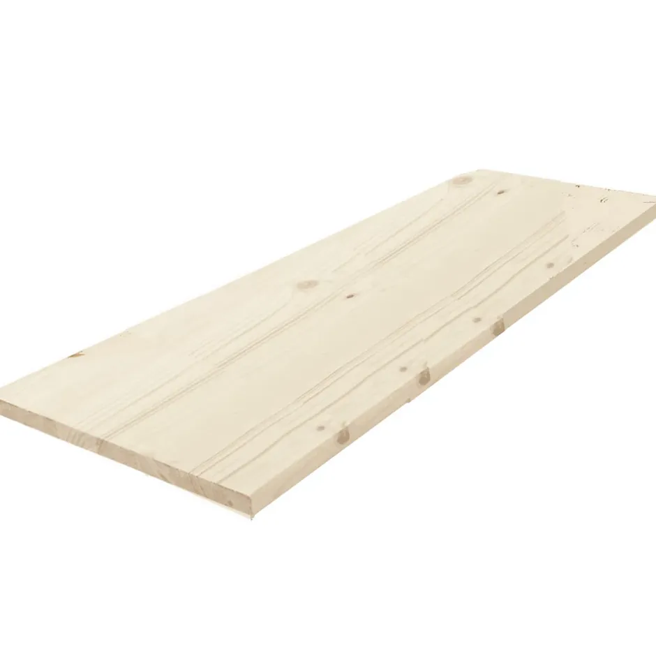 Tablette sapin massif lamellé collé abouté 2000 x 200 x 18 mm-Forestea Clearance