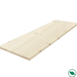 Forestea Tablette sapin massif lamellé collé abouté 1200 x 200 x 18 mm
