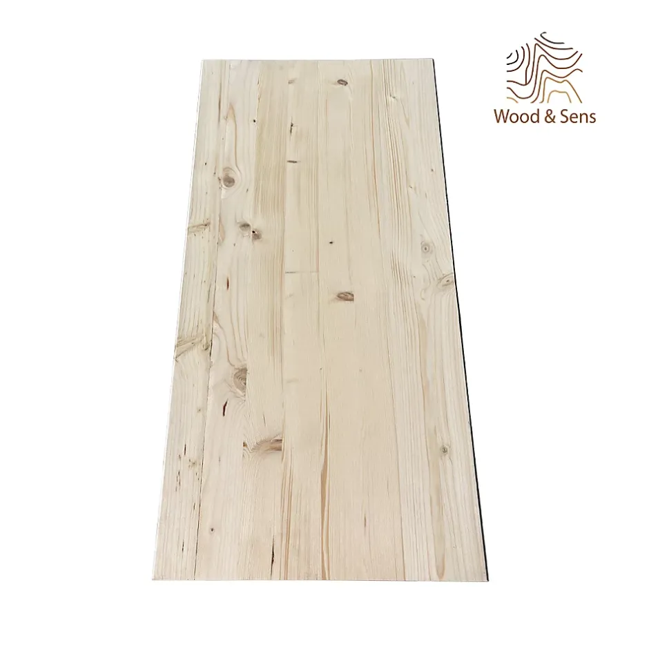 Wood&Sens Tablette Sapin Rustique, L.80 cm x l.30 cm, Ep.18 mm