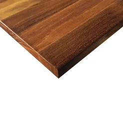 Tablette Teck huilé bois massif, L.200 x l.50 cm, Ep.18 mm-Wood&Sens Hot