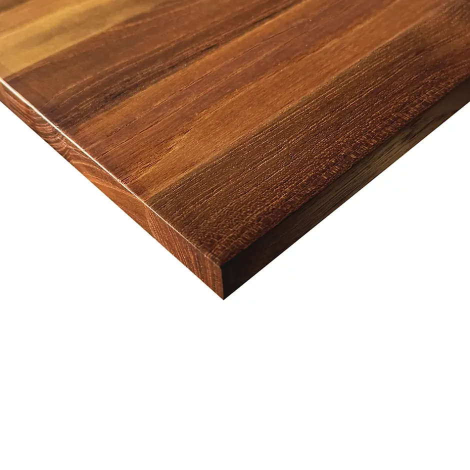 Tablette Teck huilé bois massif, L.200 x l.50 cm, Ep.18 mm-Wood&Sens Hot