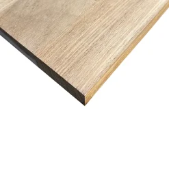 Tablette Teck Massif Abouté, L.120 cm x l.30 cm, Ep.18 mm-Wood&Sens Hot