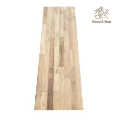 Tablette Teck Massif Abouté, L.120 cm x l.40 cm, Ep.18 mm-Wood&Sens New